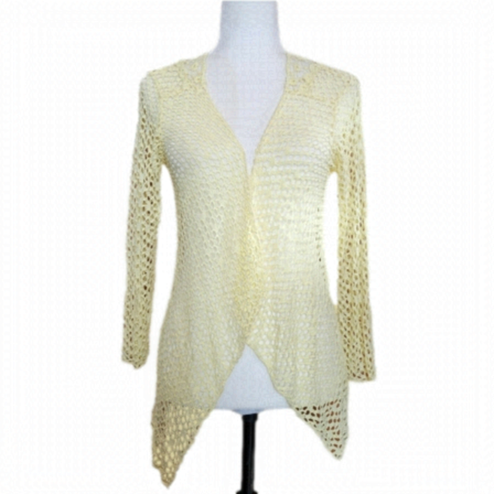 Cherishh Yellow 3/4 Sleeve Cardigan